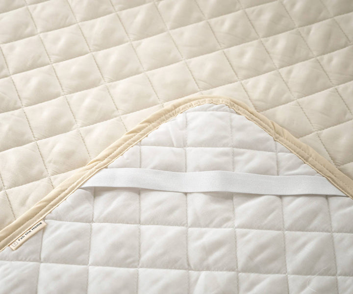 敷きパッドダブルFabtheHomeダブルガーゼ綿100％