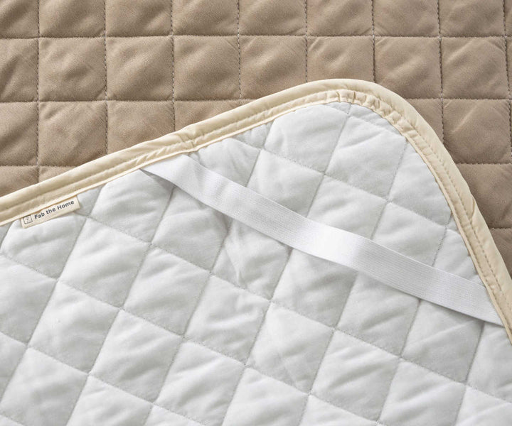 敷パッドワイドキングFabtheHomeダブルガーゼ綿100％
