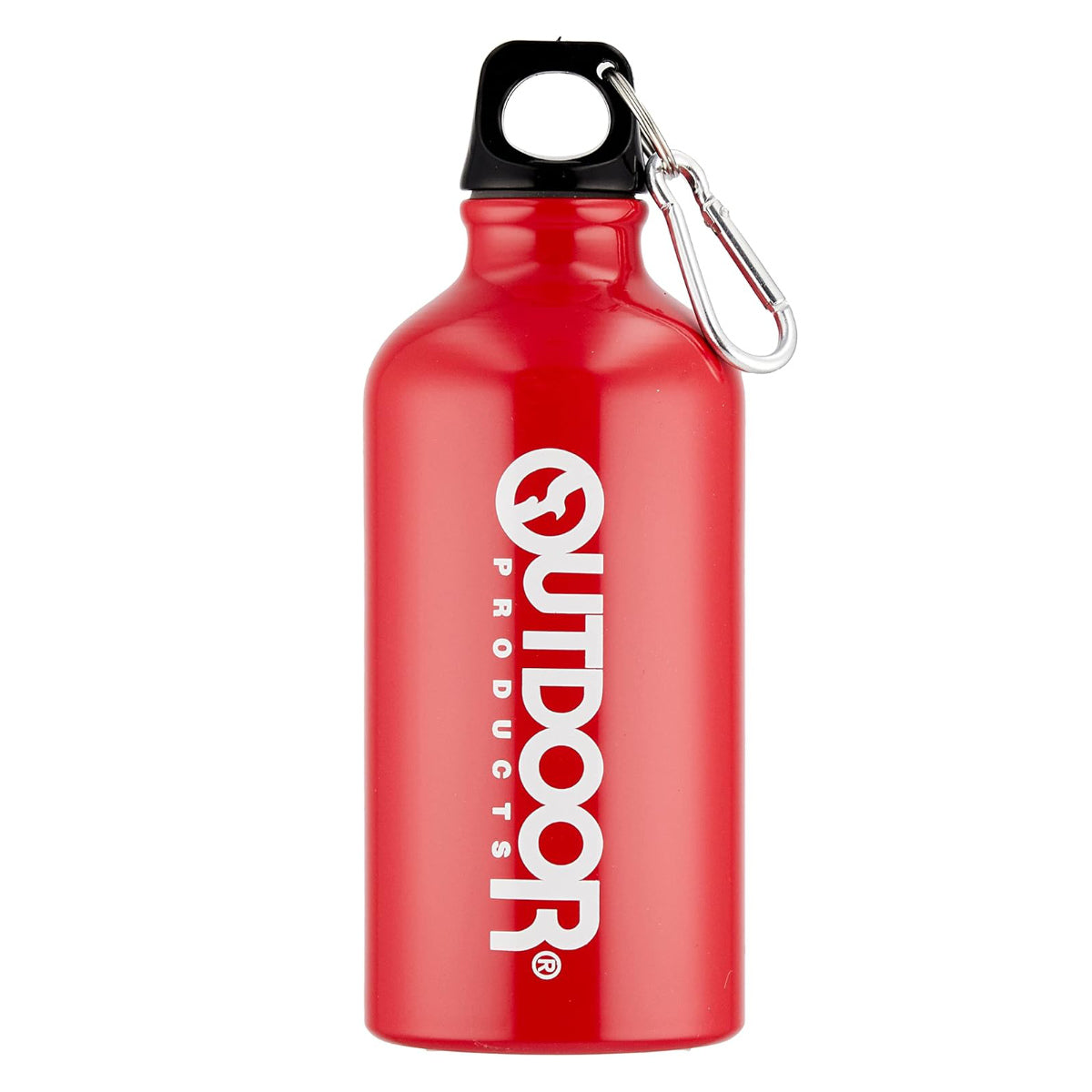 水筒 アルミボトル アウトドアプロダクツ 500ml カラビナ付き レッド