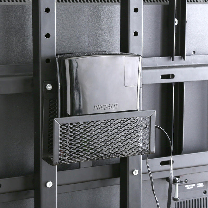 TVスタンド棚板セット32～100型対応耐震設計高さ5段階調節HWAT
