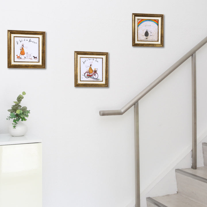 アートパネルサムトフト『ついてる日』23.5×23.5cm