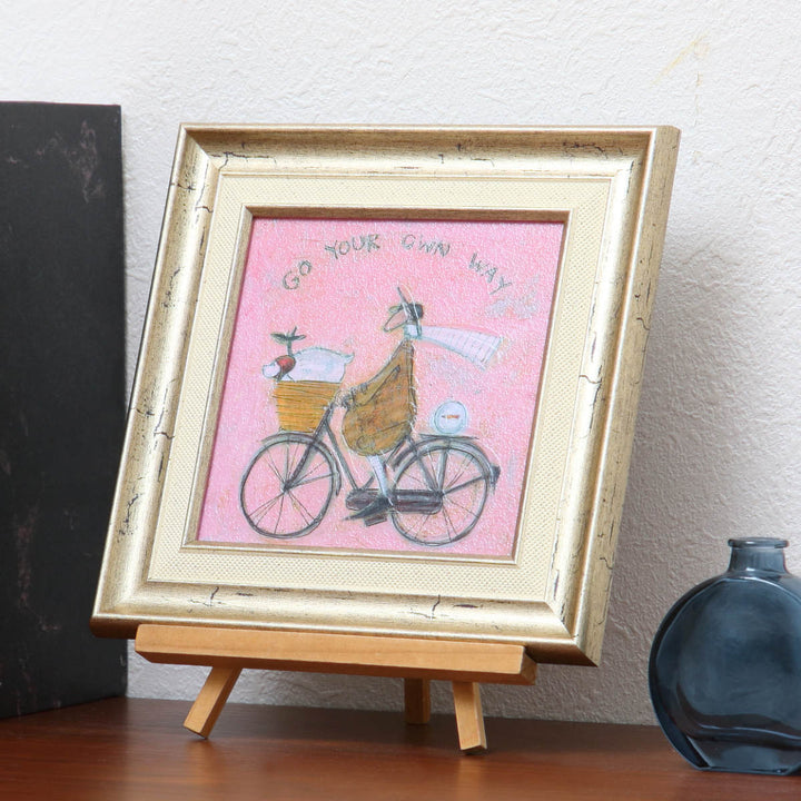 アートパネルサムトフト『あなたの道を行く』23.5×23.5cm