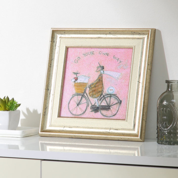 アートパネルサムトフト『あなたの道を行く』23.5×23.5cm