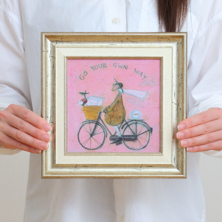 アートパネルサムトフト『あなたの道を行く』23.5×23.5cm