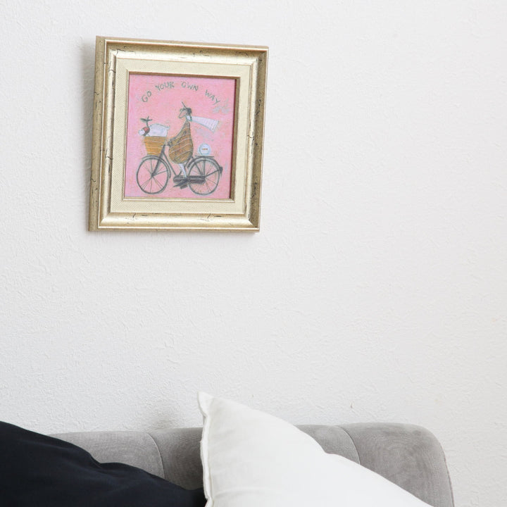 アートパネルサムトフト『あなたの道を行く』23.5×23.5cm