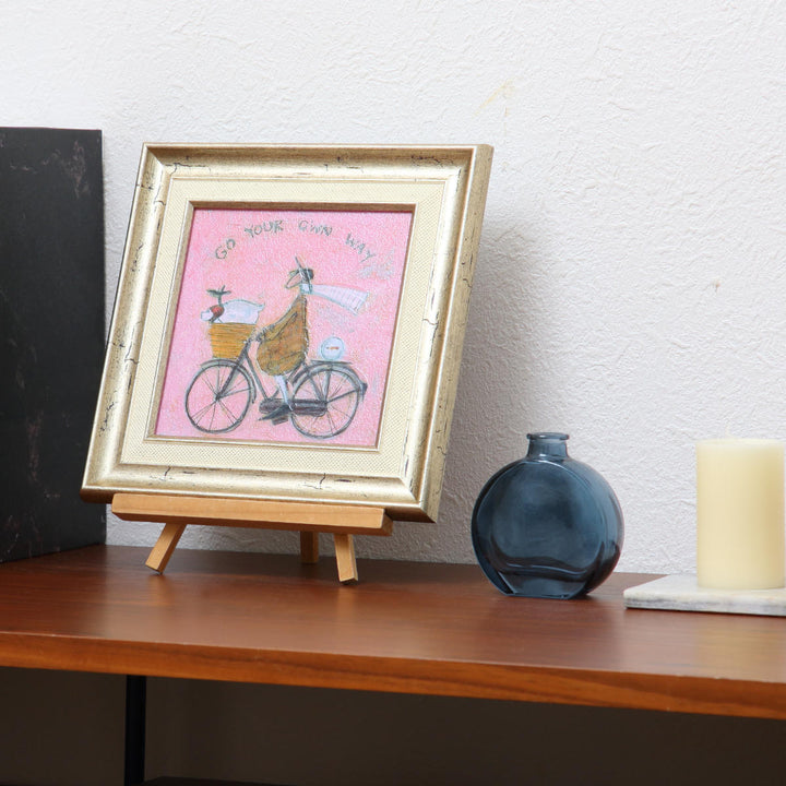 アートパネルサムトフト『あなたの道を行く』23.5×23.5cm