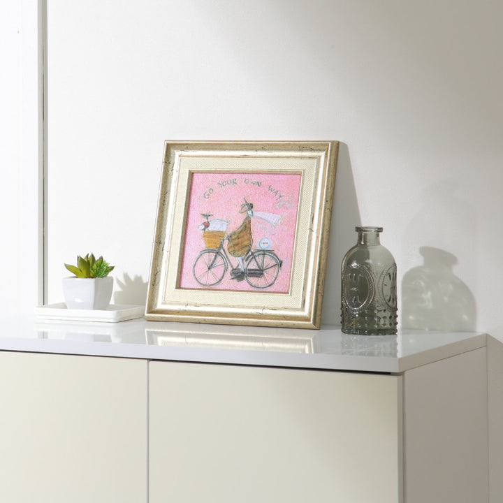 アートパネルサムトフト『あなたの道を行く』23.5×23.5cm