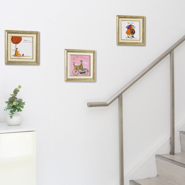 アートパネルサムトフト『あなたの道を行く』23.5×23.5cm