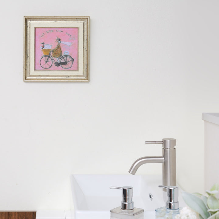 アートパネルサムトフト『あなたの道を行く』23.5×23.5cm