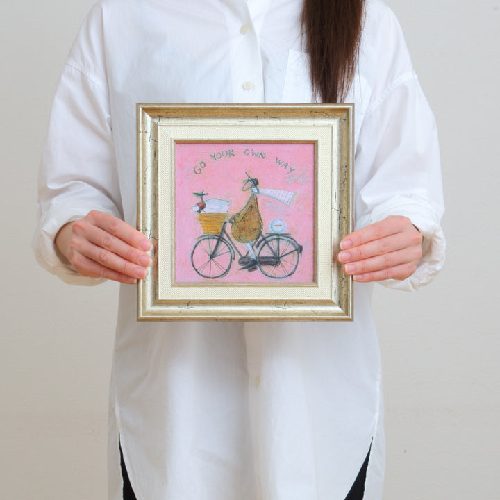 アートパネルサムトフト『あなたの道を行く』23.5×23.5cm