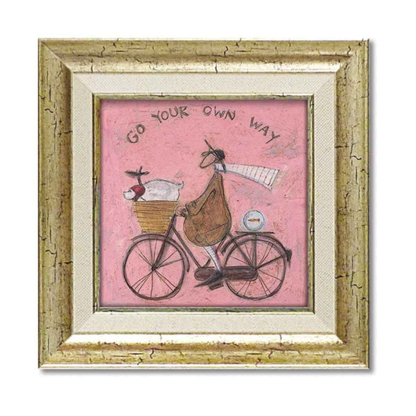 アートパネルサムトフト『あなたの道を行く』23.5×23.5cm