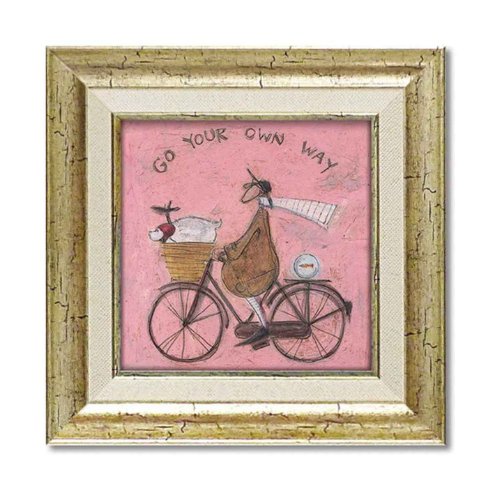 アートパネルサムトフト『あなたの道を行く』23.5×23.5cm