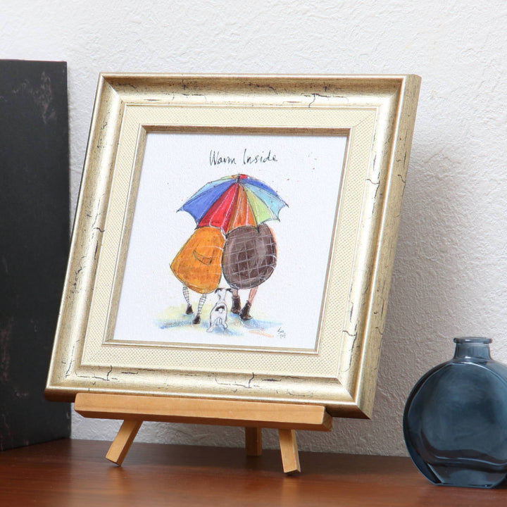 アートパネルサムトフト『あたたかい』23.5×23.5cm