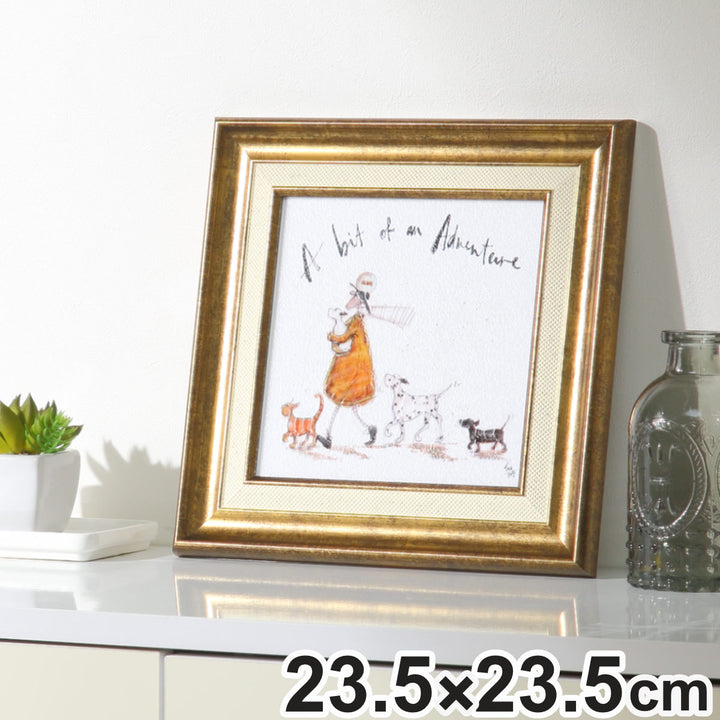 アートパネルサムトフト『ほんの少しの冒険』23.5×23.5cm