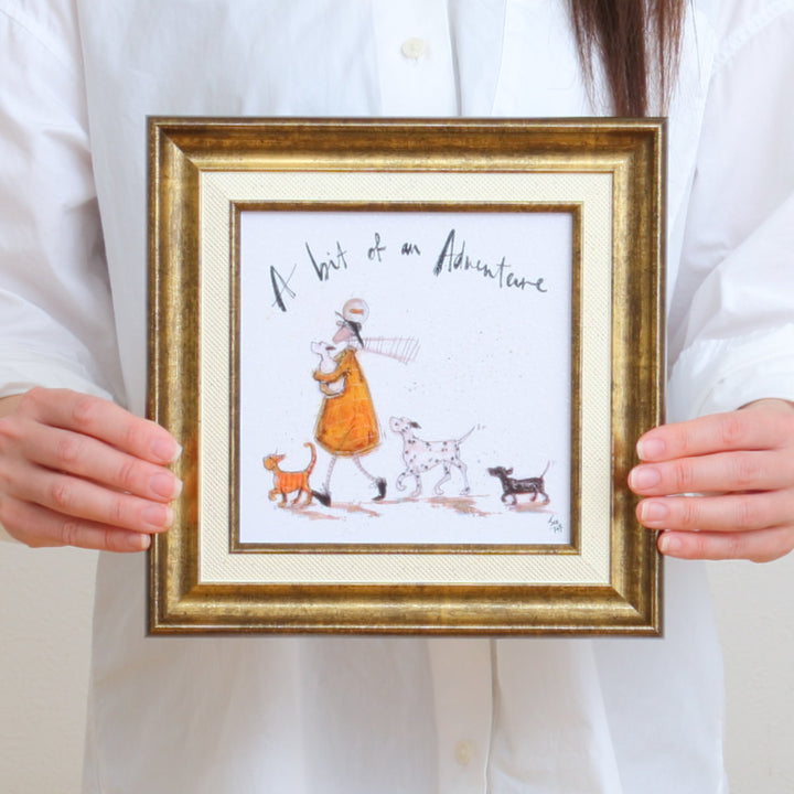 アートパネルサムトフト『ほんの少しの冒険』23.5×23.5cm