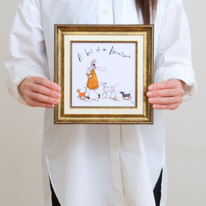 アートパネルサムトフト『ほんの少しの冒険』23.5×23.5cm