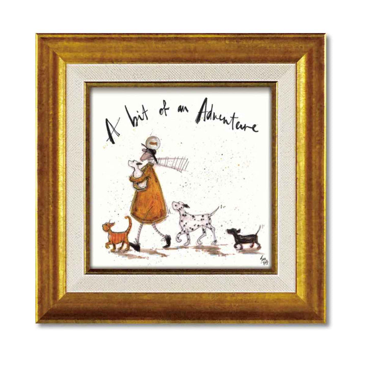 アートパネルサムトフト『ほんの少しの冒険』23.5×23.5cm