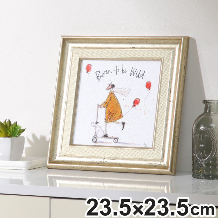 アートパネルサムトフト『ワイルドでいこう！』23.5×23.5cm