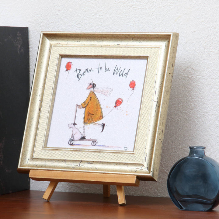 アートパネルサムトフト『ワイルドでいこう！』23.5×23.5cm