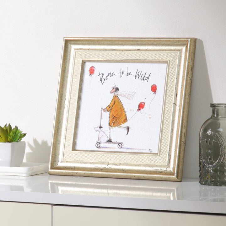 アートパネルサムトフト『ワイルドでいこう！』23.5×23.5cm