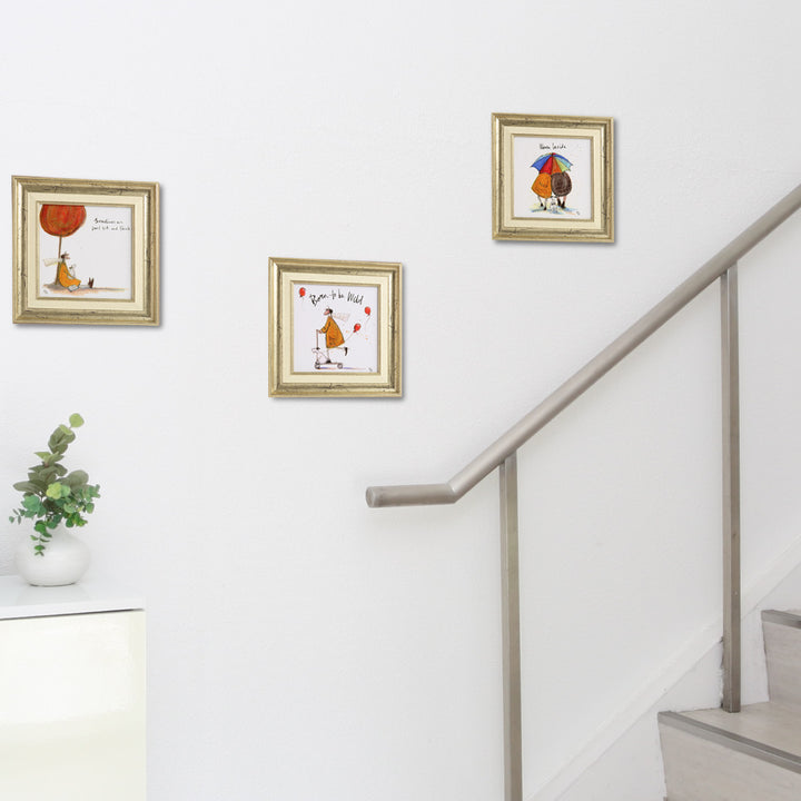 アートパネルサムトフト『ワイルドでいこう！』23.5×23.5cm