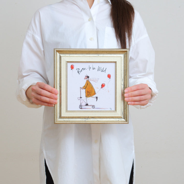 アートパネルサムトフト『ワイルドでいこう！』23.5×23.5cm