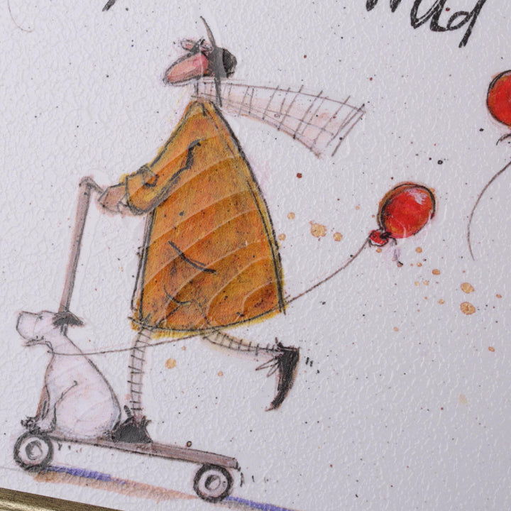 アートパネルサムトフト『ワイルドでいこう！』23.5×23.5cm