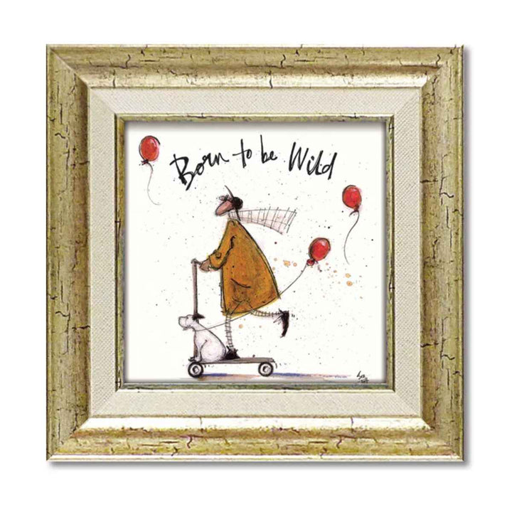 アートパネルサムトフト『ワイルドでいこう！』23.5×23.5cm