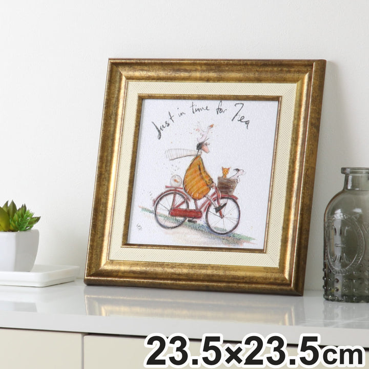 アートパネルサムトフト『お茶の時間』23.5×23.5cm