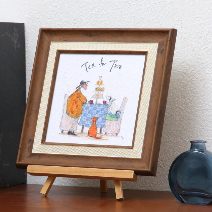 アートパネルサムトフト『みんなでお茶』23.5×23.5cm