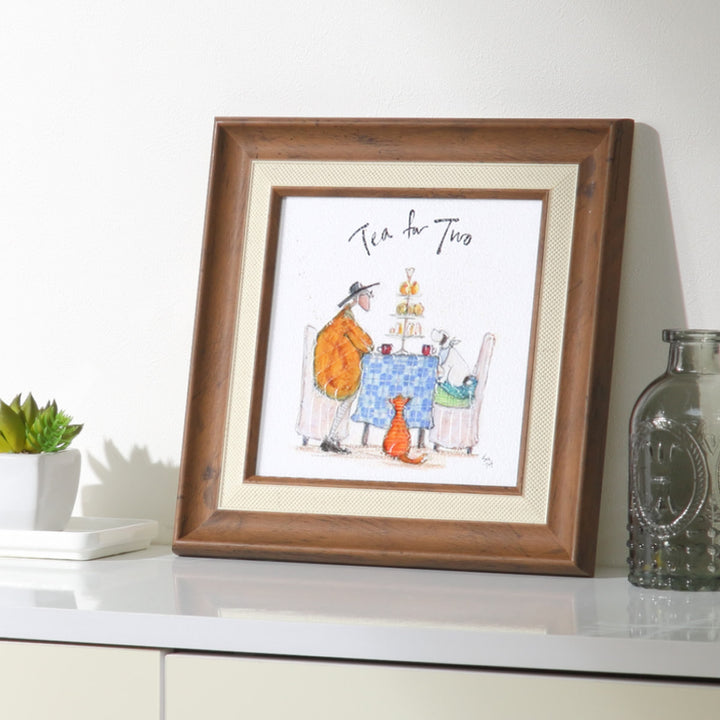 アートパネルサムトフト『みんなでお茶』23.5×23.5cm