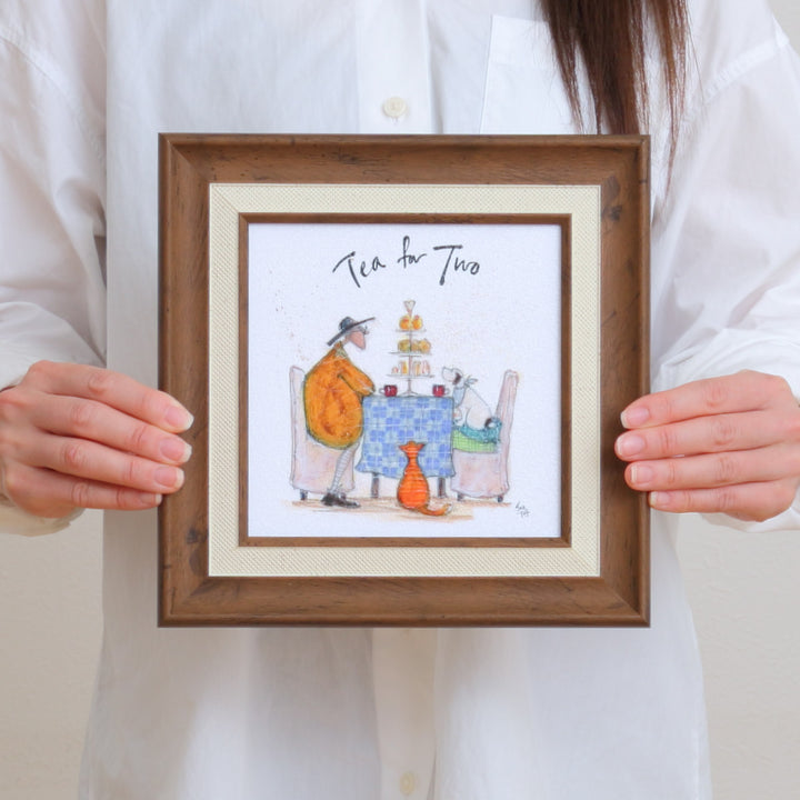 アートパネルサムトフト『みんなでお茶』23.5×23.5cm