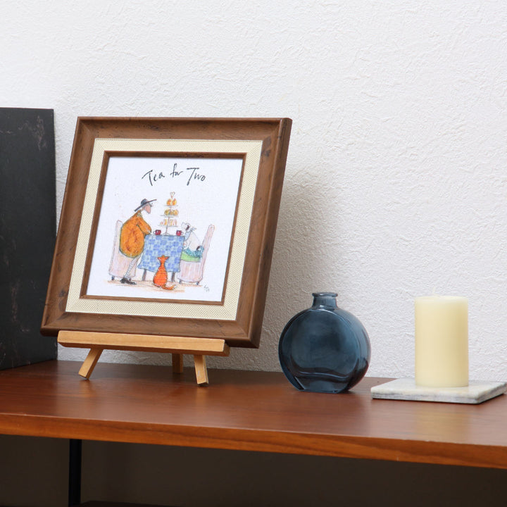 アートパネルサムトフト『みんなでお茶』23.5×23.5cm