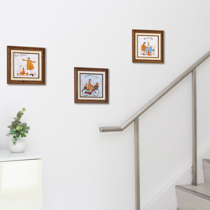 アートパネルサムトフト『みんなでお茶』23.5×23.5cm