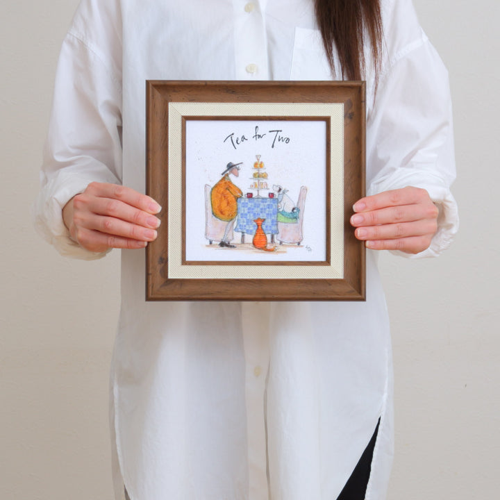 アートパネルサムトフト『みんなでお茶』23.5×23.5cm