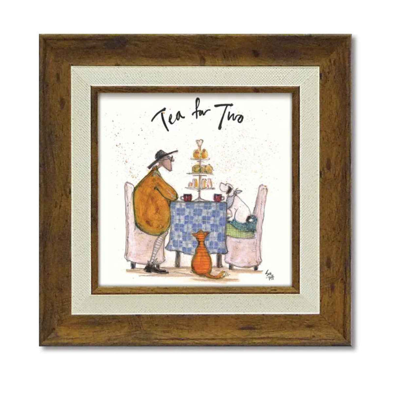 アートパネルサムトフト『みんなでお茶』23.5×23.5cm