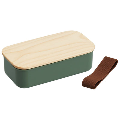 弁当箱 1段 400ml 木蓋ランチボックス