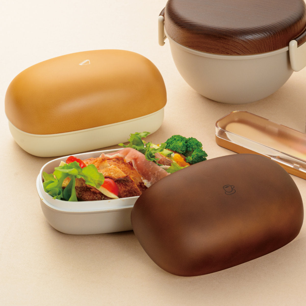 弁当箱 1段 300ml PUUN VARI おにぎりパンケース – ハウジー