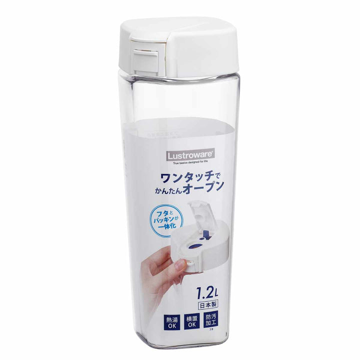 冷水筒ピッチャー1.2L横置き縦置きK-1273プラスチック