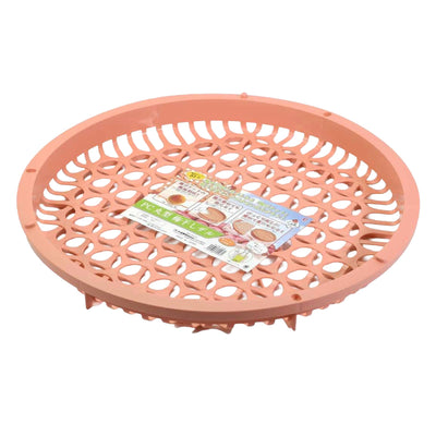 梅干しザル 丸型 プラスチック製 野菜干しざる