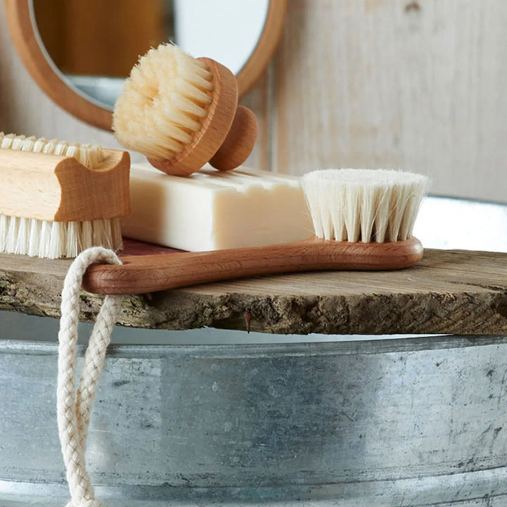 フェイスブラシレデッカー14.5cm山羊毛