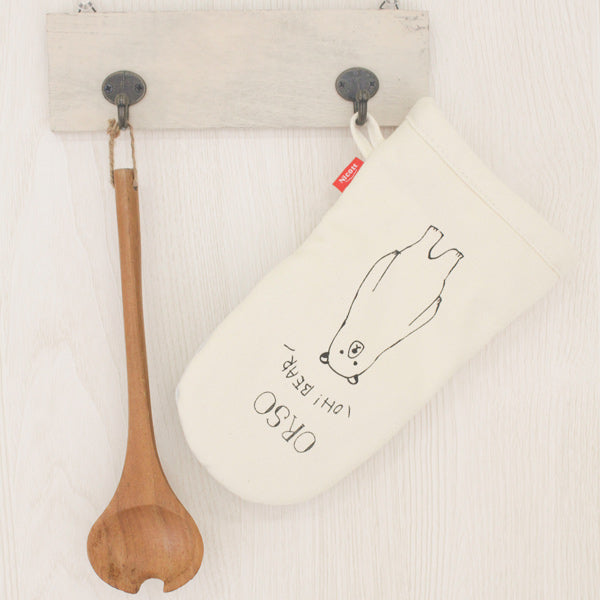 ミトンキャンバスミトン鍋つかみベア