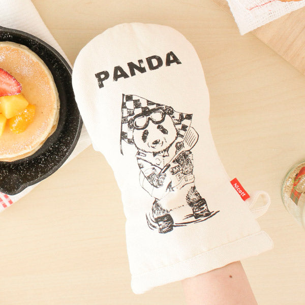 ミトンキャンバスミトン鍋つかみパンダ