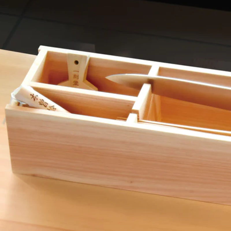 ひのき包丁＆料理箸置き箱