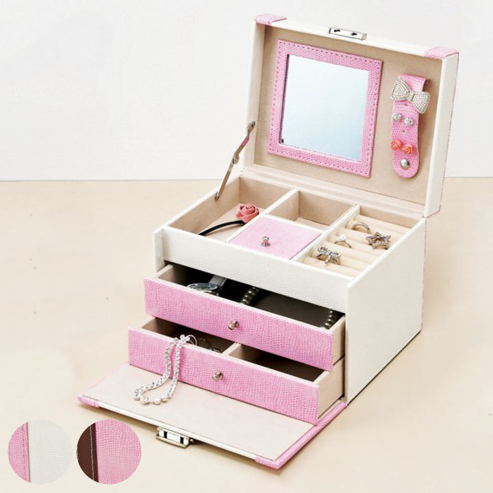 小物収納スウィートジュエリーボックスツートーンアクセサリー