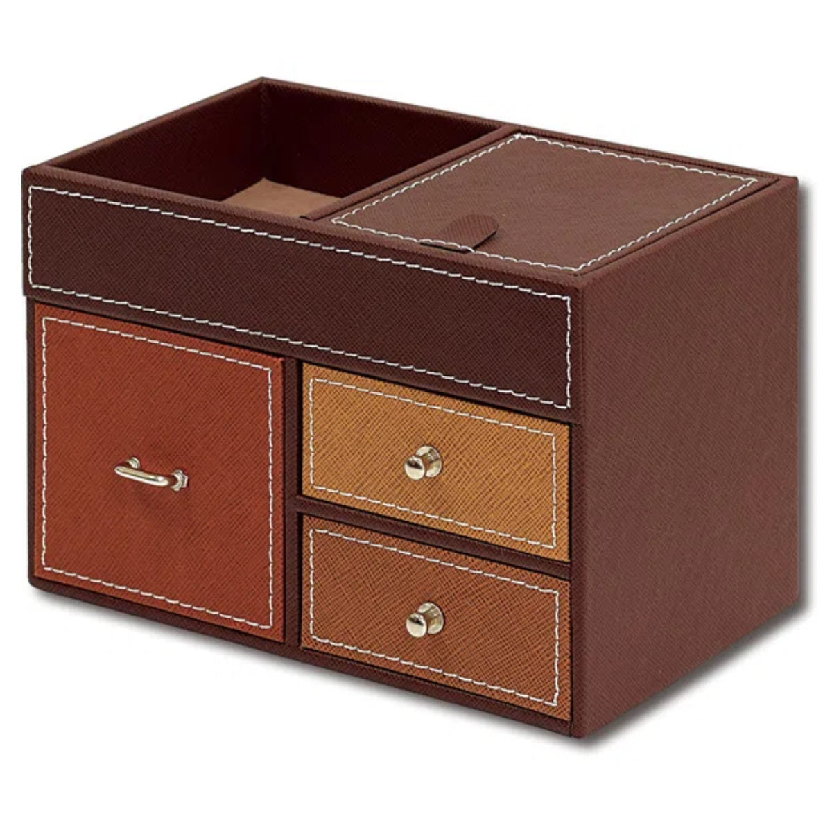 ジュエリーボックス トレジャー チェスト ボックス 3段 ワイドチェスト