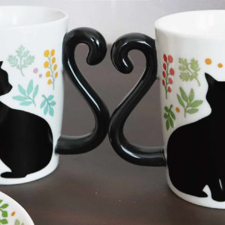 マグカップペア300mlツインマグボタニカル磁器2個入り