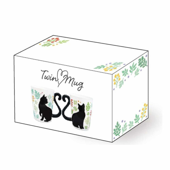 マグカップペア300mlツインマグボタニカル磁器2個入り
