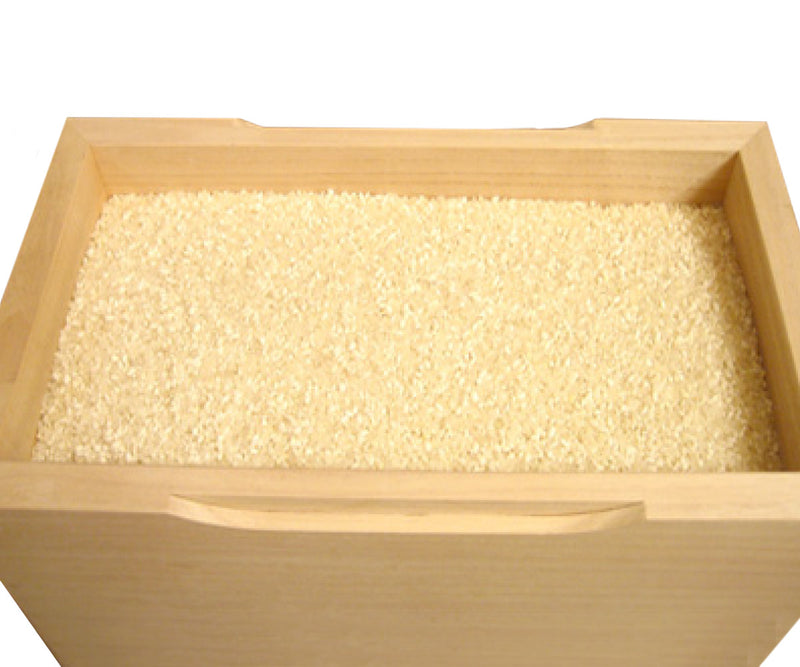 米びつ30kg桐の米びつ無地キャスター付き