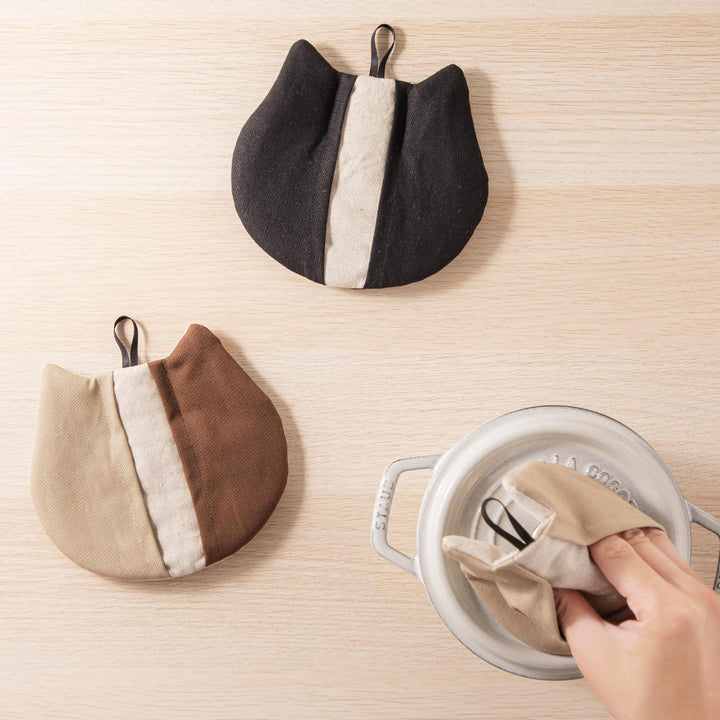 ＆NE鍋つかみどうぶつミトンネコ